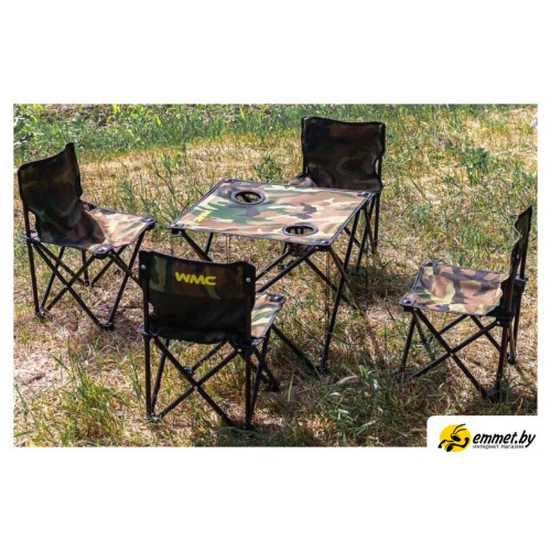 Кемпинговый стол со стульями WMC Tools WMC-SP-118C