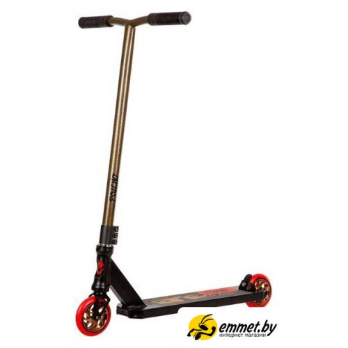 Трюковый самокат Novatrack Psycho 50/100 100A.PSYCHOP2.BZ22 (черный/бронзовый)