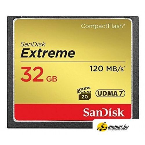 Карта памяти SanDisk Extreme CompactFlash 32GB [SDCFXSB-032G-G46]