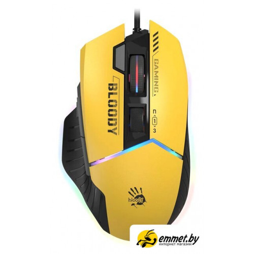 Игровая мышь A4Tech Bloody W95 Max Sports (желтый)