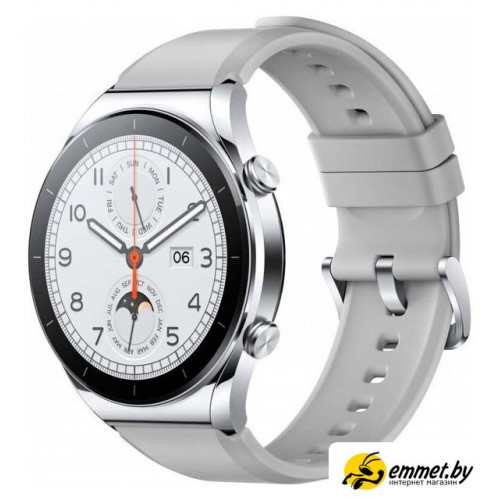 Умные часы Xiaomi Watch S1 (серебристый/серый, международная версия)