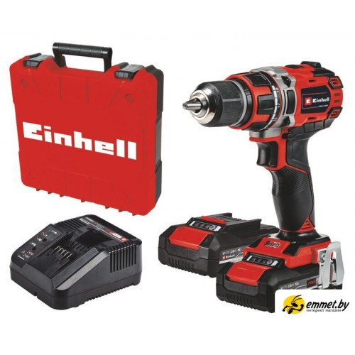 Дрель-шуруповерт Einhell TE-CD 18/50 Li BL 4513896 (с 2-мя АКБ, кейс)