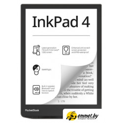 Электронная книга PocketBook 743G InkPad 4 (черный/серебристый) Электронная книга PocketBook 743G InkPad 4 (черный/серебристый)
