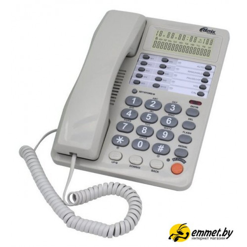 Проводной телефон Ritmix RT-495 (белый)