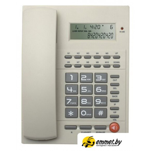 Проводной телефон Ritmix RT-420 (белый)