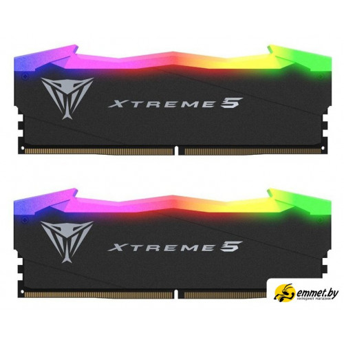 Оперативная память Patriot Viper Xtreme 5 RGB 2x16ГБ DDR5 7800МГц PVXR532G78C38K