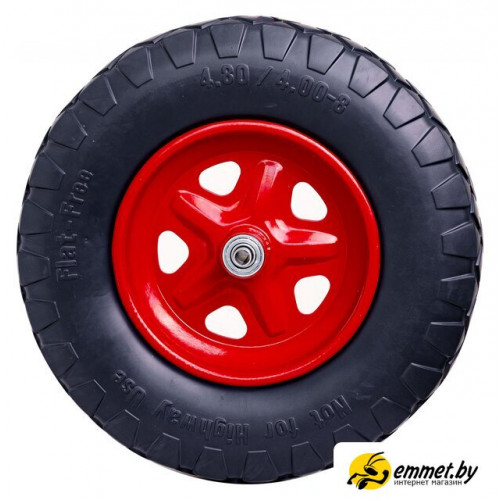 Колесо для тачки Fachmann Garten 4.80/4.00-8 подшипник D12мм/05.064 (серый)