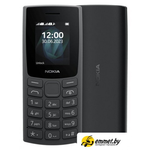 Кнопочный телефон Nokia 105 (2023) Dual SIM TA-1557 (черный)
