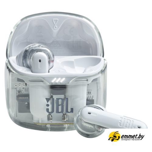 Наушники JBL Tune Flex Ghost (белый)