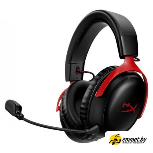 Наушники HyperX Cloud III Wireless (черный/красный)