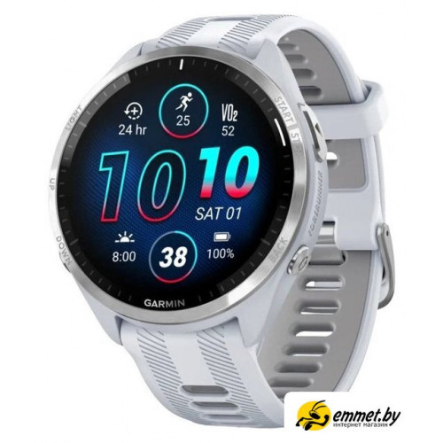 Умные часы Garmin Forerunner 965 (белый/серый)