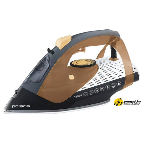 Утюг Polaris PIR 2860AK 3m (черный/оранжевый)