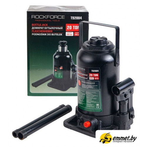 Бутылочный домкрат RockForce RF-T92004(DS) 20т