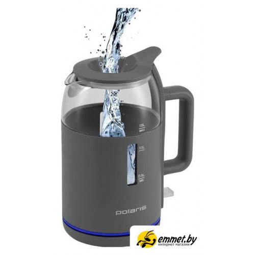 Электрический чайник Polaris PWK 1563CGL Water Way Pro (графитовый)