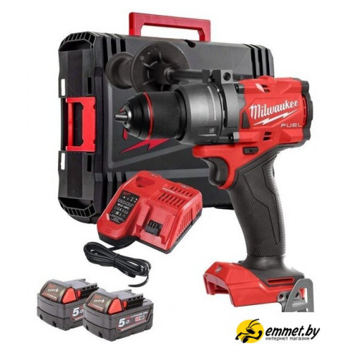 Ударная дрель-шуруповерт Milwaukee M18 FUEL M18FPD3-502X 4933479860 (с 2-мя АКБ, кейс)