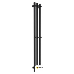 Полотенцесушитель Маргроид Ferrum Inaro СНШ 120x6x12 6 крючков, Черный матовый, скрытого монтажа, таймер справа Полотенцесушитель Маргроид Ferrum Inaro СНШ 120x6x12 6 крючков, Черный матовый, скрытого монтажа, таймер справа