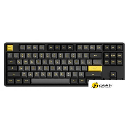 Клавиатура Akko 5087B Plus Black & Gold (Akko Cream Yellow V3)