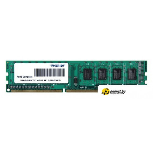 Оперативная память Patriot 4GB DDR3 PC3-12800 [PSD34G1600L81]