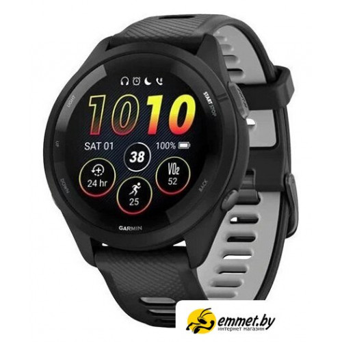 Умные часы Garmin Forerunner 265 (черный/пудрово-серый)