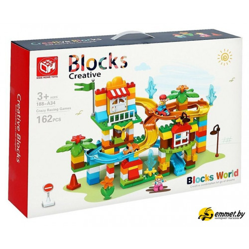 Конструктор Kids Home Toys Забавные горки 188-A34 9655728