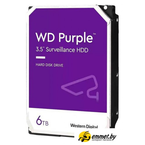 Жесткий диск WD Purple 6TB WD64PURZ