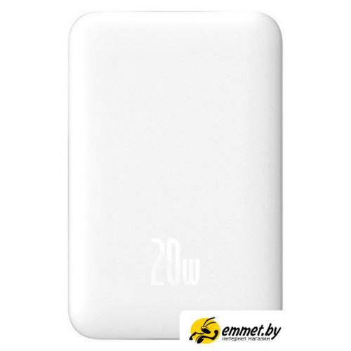 Внешний аккумулятор Baseus Magnetic Mini Air Wireless Fast Charge Power Bank 20W 10000mAh (белый)