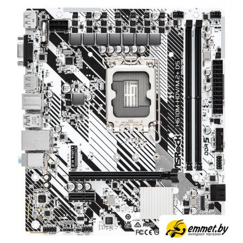 Материнская плата ASRock H610M-HDV/M.2+ D5