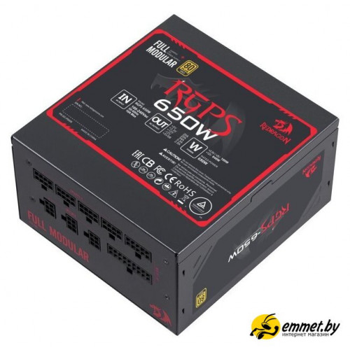 Блок питания Redragon RGPS-650W 70487