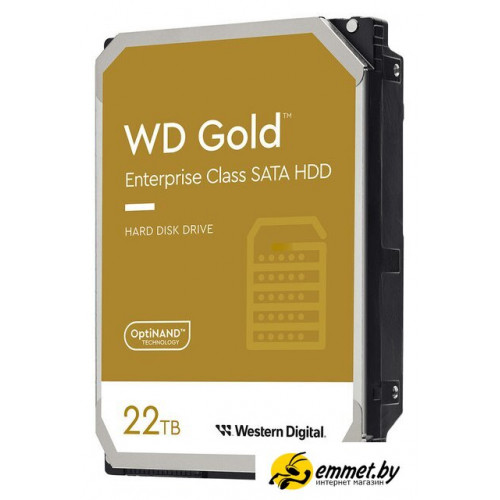 Жесткий диск WD Gold 22TB WD221KRYZ