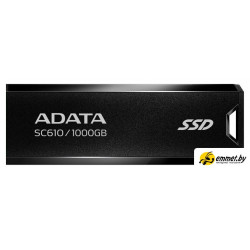 Внешний накопитель ADATA SC610 1TB SC610-1000G-CBK/RD Внешний накопитель ADATA SC610 1TB SC610-1000G-CBK/RD