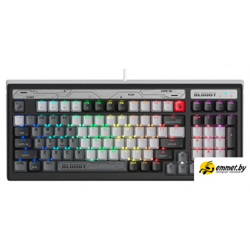 Клавиатура A4Tech Bloody B950 (черный/серый, Light Strike Libra Brown)