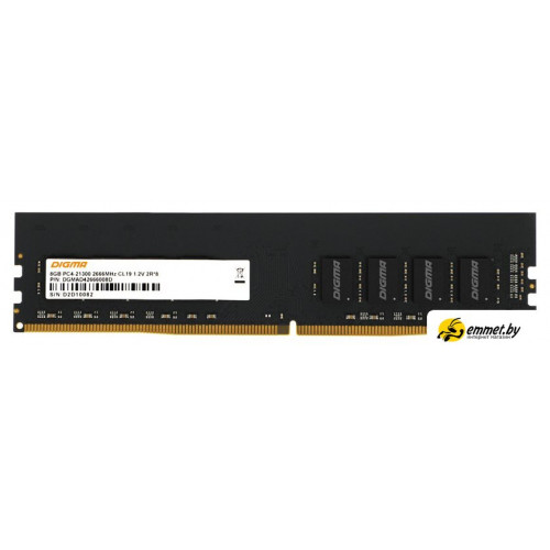 Оперативная память Digma 8ГБ DDR4 2666 МГц DGMAD42666008D