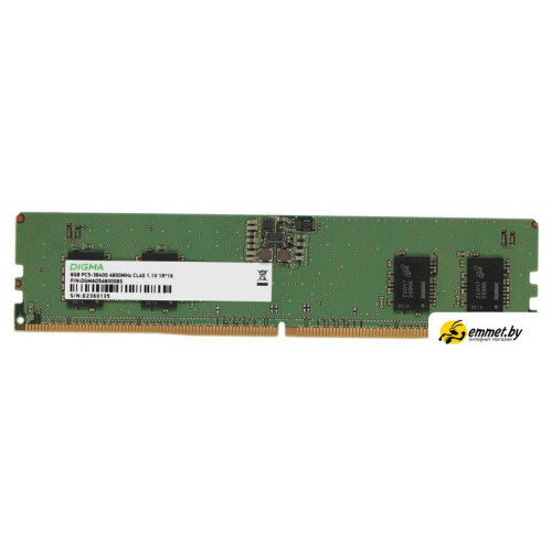 Оперативная память Digma 8ГБ DDR5 4800 МГц DGMAD5480008S