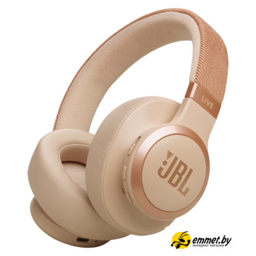 Наушники JBL Live 770NC (бежевый/золотистый)