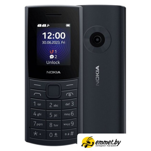 Кнопочный телефон Nokia 110 4G Dual SIM (темно-синий)