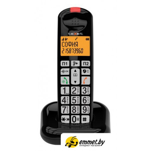 Радиотелефон TeXet TX-D7855A (черный)