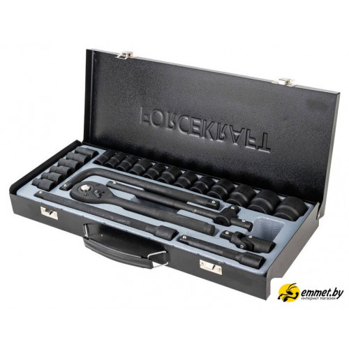 Набор трещотка с головками ForceKraft FK-4245B-5MPB (24 предмета)