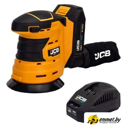 Эксцентриковая шлифмашина JCB 18OS-2XB-E (с 1-м АКБ)