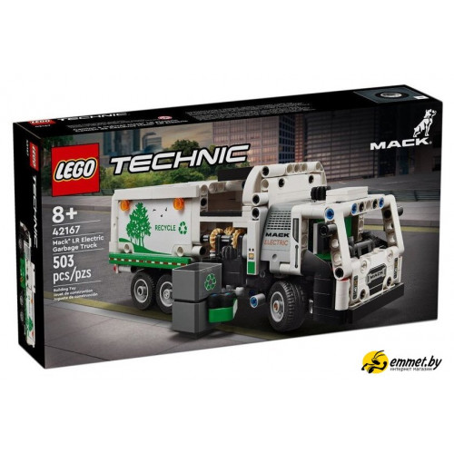 Конструктор LEGO Technic 42167 Электрический мусоровоз Mack LR