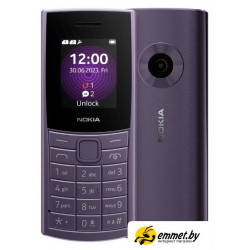 Кнопочный телефон Nokia 110 4G Dual SIM (фиолетовый)