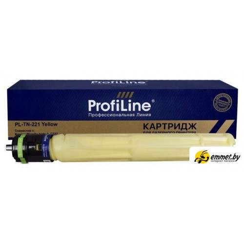 Картридж ProfiLine PL-TN-221Y-Y (аналог Konica-Minolta TN-221Y)