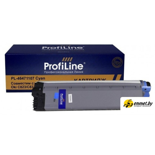 Картридж ProfiLine PL-46471107-C (аналог Oki 46471107 C)