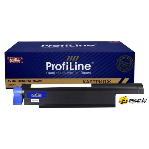 Картридж ProfiLine PL-43837133/43837129-Y (аналог Oki 43837133)