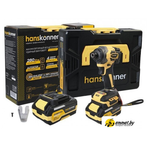 Винтоверт Hanskonner HCD20280BLC (с 1-им АКБ, кейс)