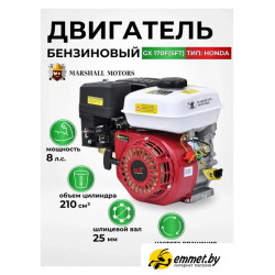 Бензиновый двигатель Marshall Motors GX 170F (SFT)