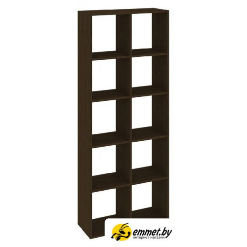 Стеллаж Кортекс-мебель Дельта-10 км.02539 71x175 (венге)