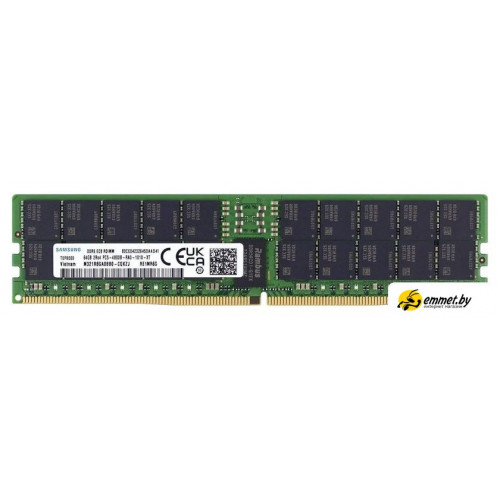 Оперативная память Samsung 64ГБ DDR5 4800 МГц M321R8GA0BB0-CQKZJ