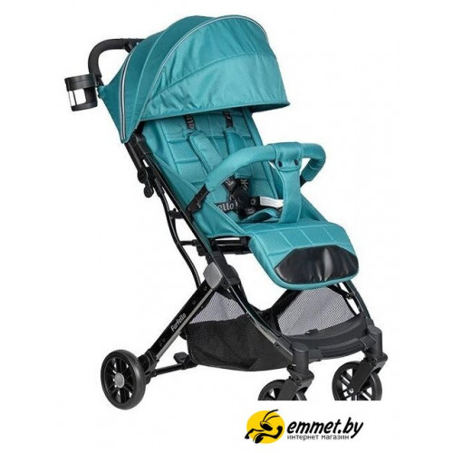 Коляска прогулочная «книга» Farfello Comfy Go Comfort CG-307 (аквамарин/черный хром)