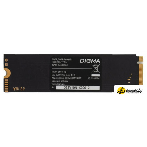 SSD Digma Meta S69 1TB DGSM4001TS69T