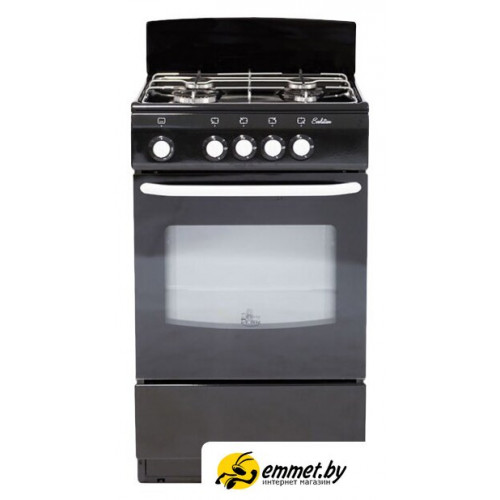 Кухонная плита De luxe 5040.38Г (Щ) (черный)